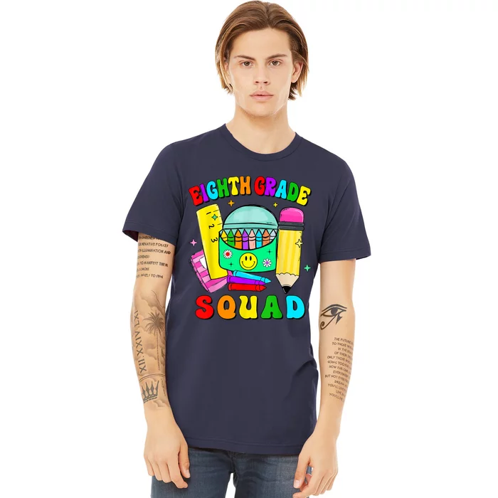 Eighth Grade Squad 8th Grade Team Back To School Boy Girl Premium T-Shirt