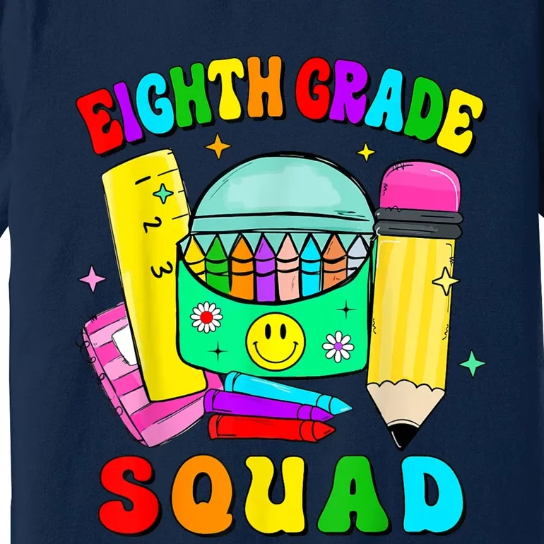 Eighth Grade Squad 8th Grade Team Back To School Boy Girl Premium T-Shirt