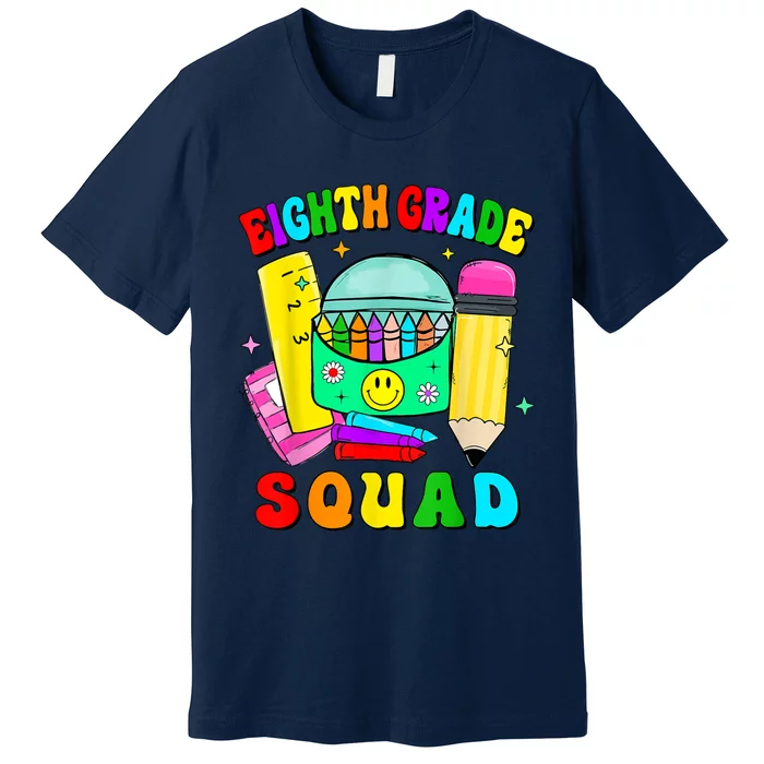 Eighth Grade Squad 8th Grade Team Back To School Boy Girl Premium T-Shirt