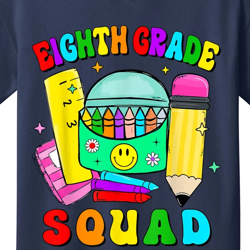 Eighth Grade Squad 8th Grade Team Back To School Boy Girl Kids T-Shirt