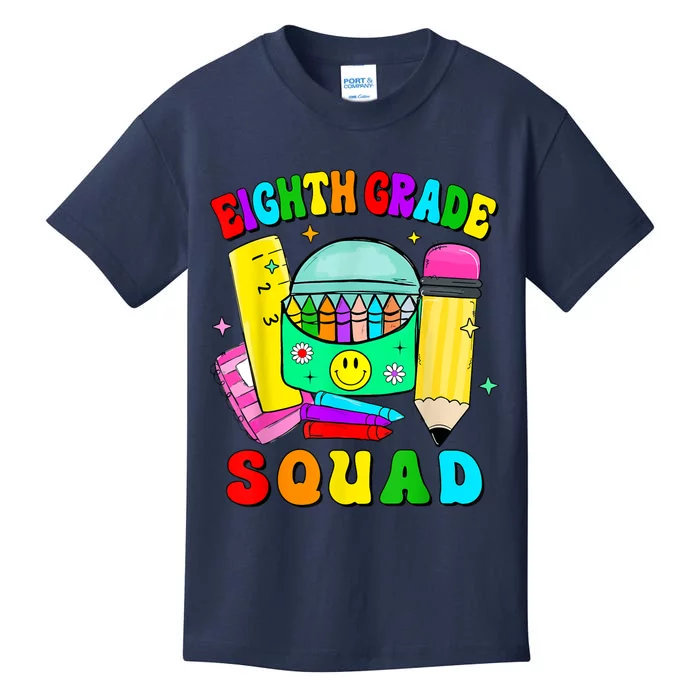 Eighth Grade Squad 8th Grade Team Back To School Boy Girl Kids T-Shirt