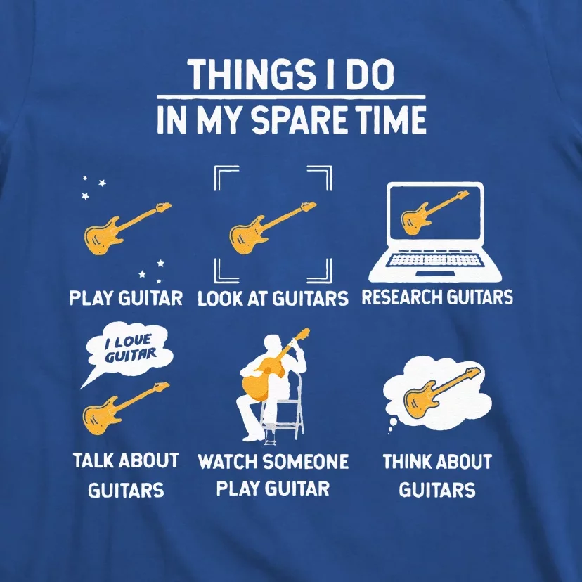 Epiphone Guitar Tee Guitar Things I Do In My Spare Time T-Shirt