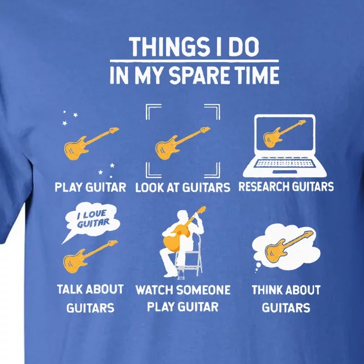 Epiphone Guitar Tee Guitar Things I Do In My Spare Time Tall T-Shirt