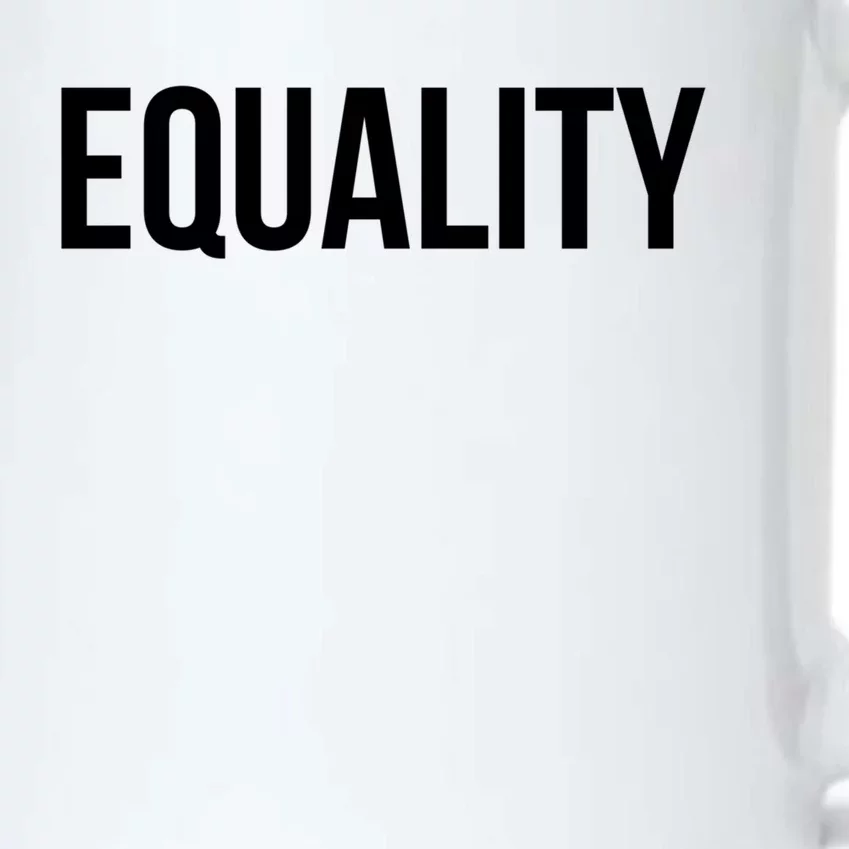 Equality Gift To Promote Equal Rights Gift Black Color Changing Mug