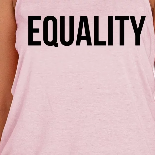 Equality Gift To Promote Equal Rights Gift Women's Knotted Racerback Tank