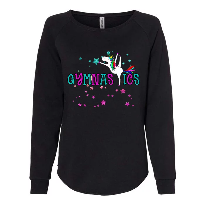 Enchanting Gymnastics Unicorn Gymnasts Aesthetic Womens California Wash Sweatshirt