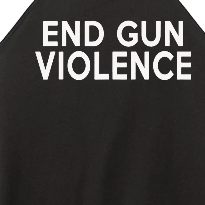 end gun violence gun violence Awareness Wear Orange Women’s Perfect Tri Rocker Tank