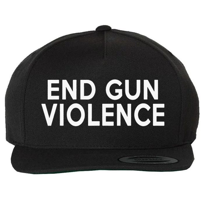 end gun violence gun violence Awareness Wear Orange Wool Snapback Cap