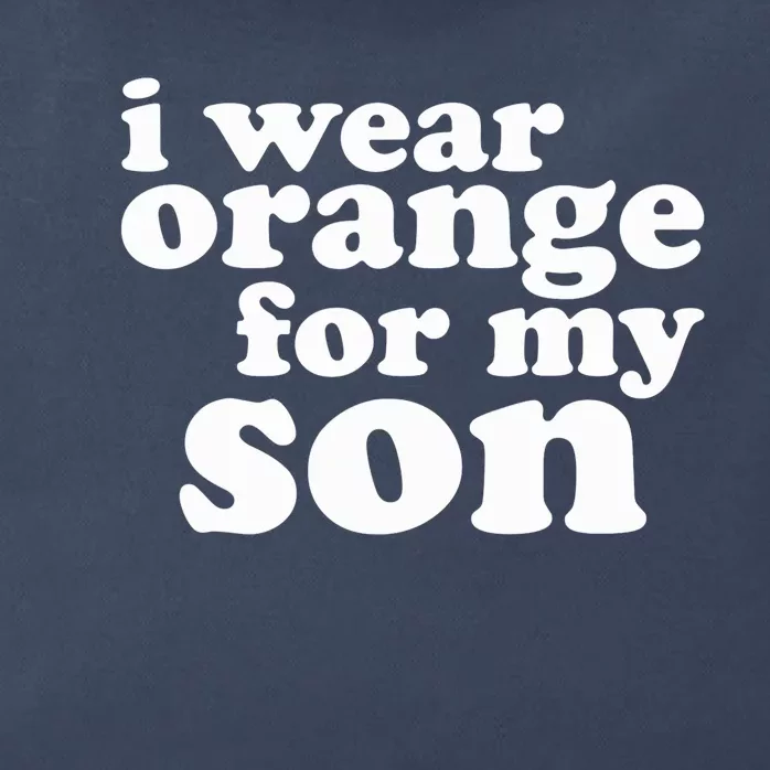 End Gun Violence Awareness For My Son I Wear Orange Zip Tote Bag