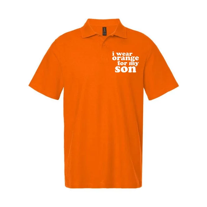 End Gun Violence Awareness For My Son I Wear Orange Softstyle Adult Sport Polo