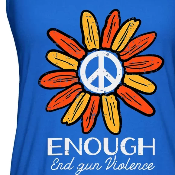 End Gun Violence Enough Awareness Orange Ladies Essential Flowy Tank