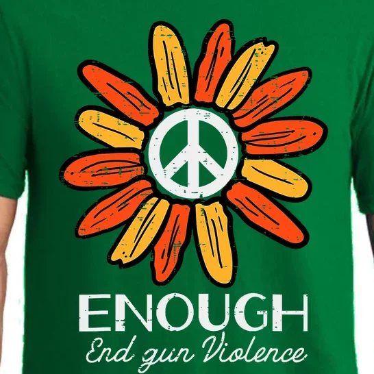 End Gun Violence Enough Awareness Orange Pajama Set