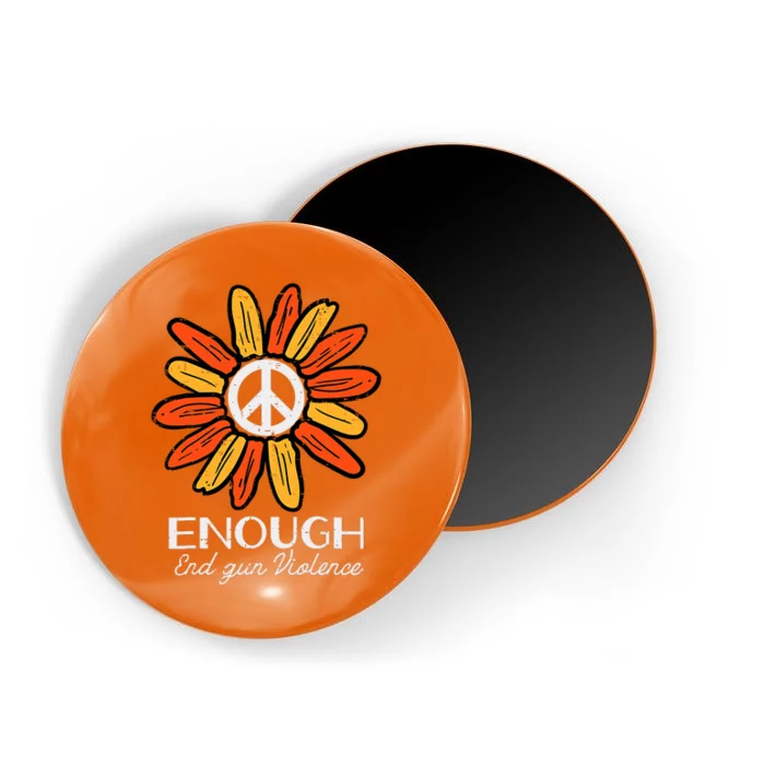 End Gun Violence Enough Awareness Orange Magnet