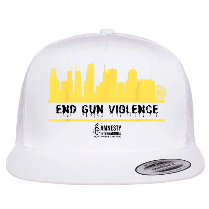 End Gun Violence Flat Bill Trucker Hat