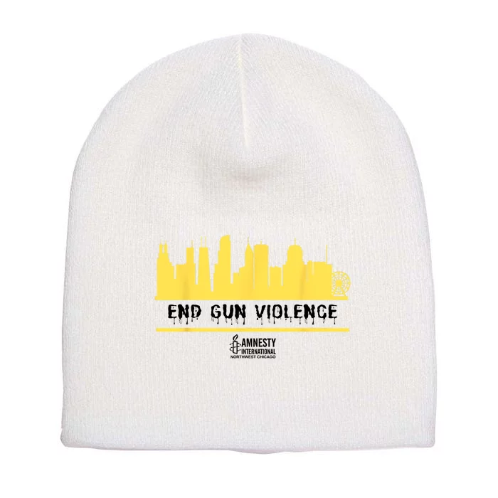 End Gun Violence Short Acrylic Beanie