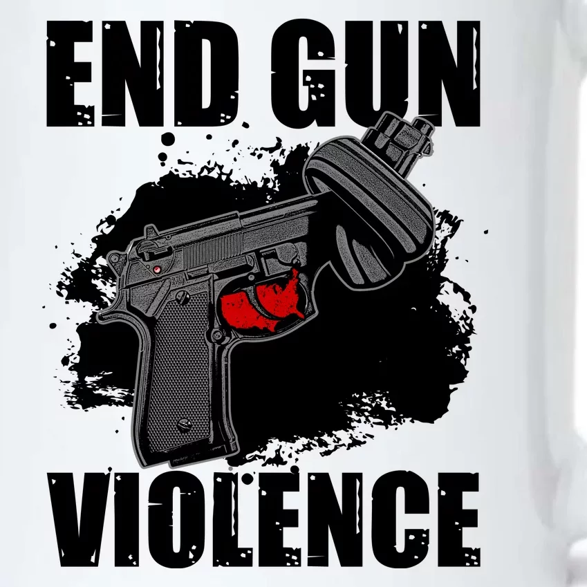 End Gun Violence Black Color Changing Mug