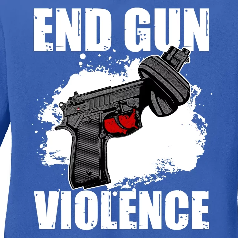 End Gun Violence Ladies Long Sleeve Shirt