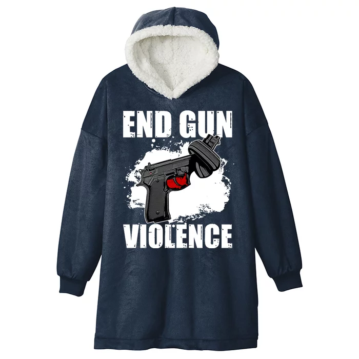 End Gun Violence Hooded Wearable Blanket