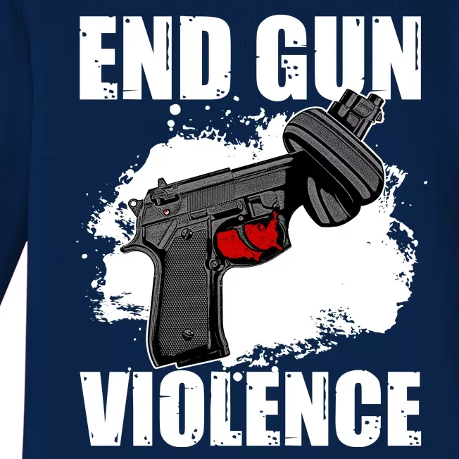 End Gun Violence Baby Long Sleeve Bodysuit