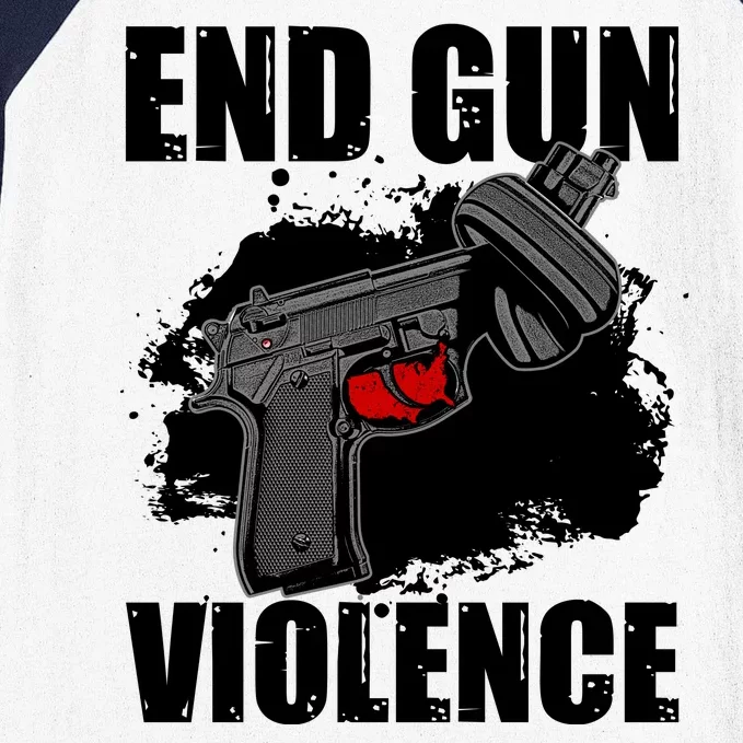 End Gun Violence Baseball Sleeve Shirt