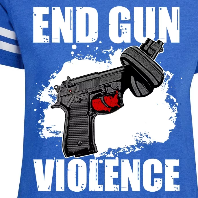 End Gun Violence Enza Ladies Jersey Football T-Shirt