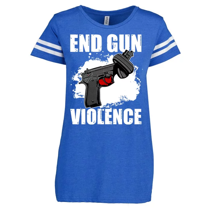 End Gun Violence Enza Ladies Jersey Football T-Shirt