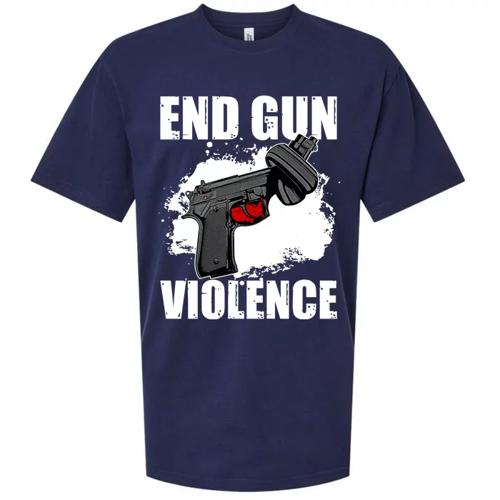 End Gun Violence Sueded Cloud Jersey T-Shirt