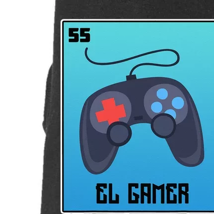 El Gamer Video Games Funny Mexican Lottery Parody Graphic Doggie 3-End Fleece Hoodie