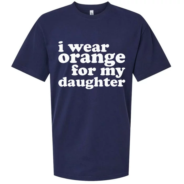 End Gun Violence Awareness For My Daughter I Wear Orange Sueded Cloud Jersey T-Shirt