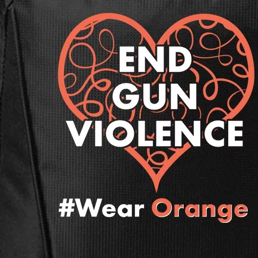 End Gun Violence #Wear Orange City Backpack