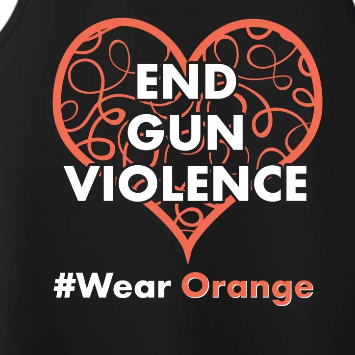 End Gun Violence #Wear Orange Performance Tank