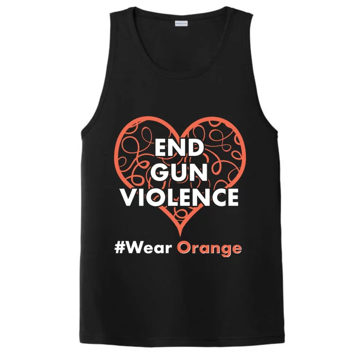 End Gun Violence #Wear Orange Performance Tank