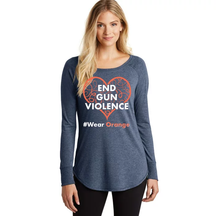 End Gun Violence #Wear Orange Women's Perfect Tri Tunic Long Sleeve Shirt