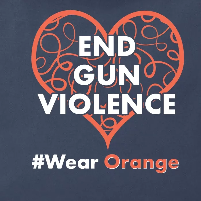 End Gun Violence #Wear Orange Zip Tote Bag