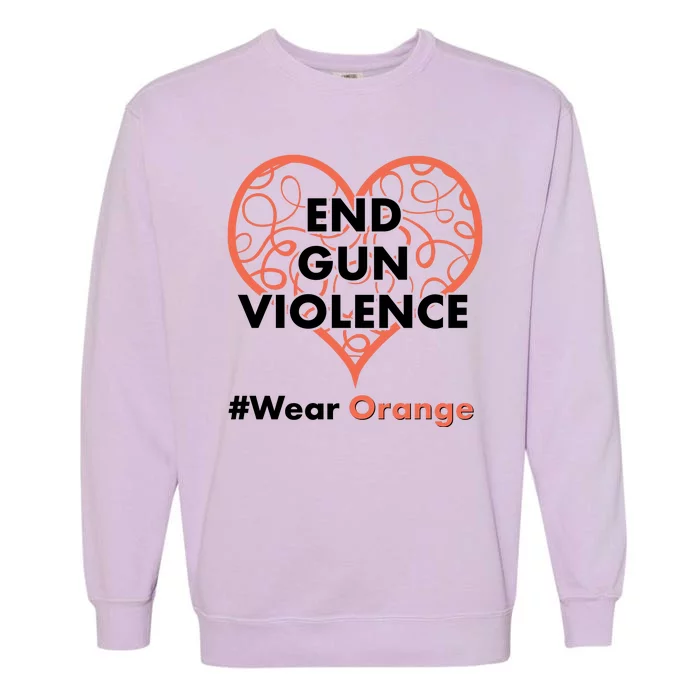 End Gun Violence #Wear Orange Garment-Dyed Sweatshirt