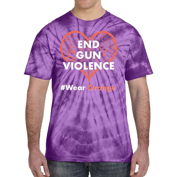 End Gun Violence #Wear Orange Tie-Dye T-Shirt