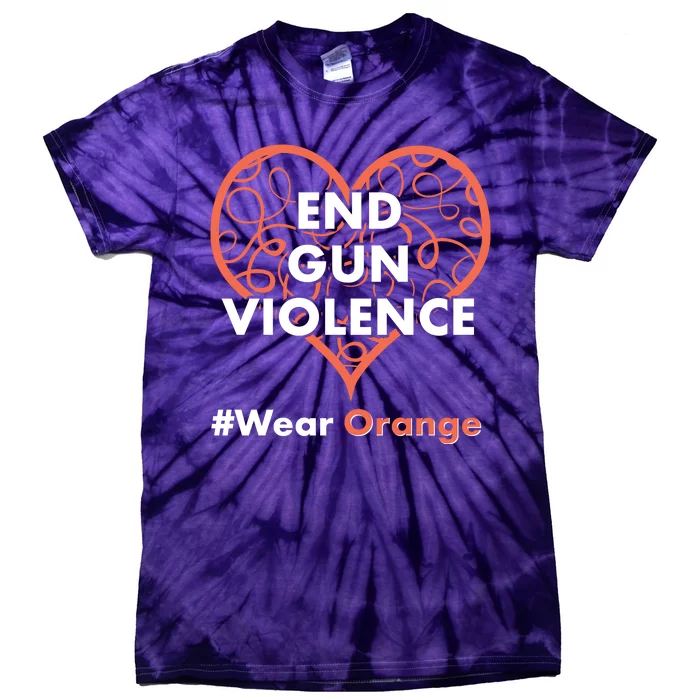 End Gun Violence #Wear Orange Tie-Dye T-Shirt