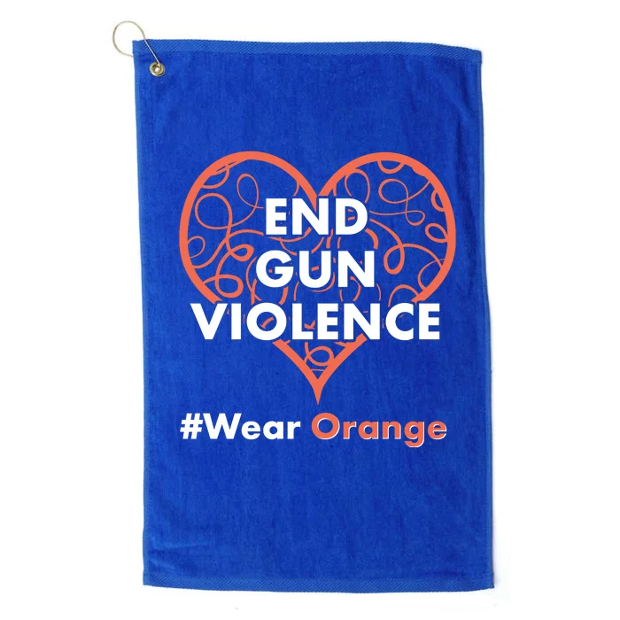 End Gun Violence #Wear Orange Platinum Collection Golf Towel