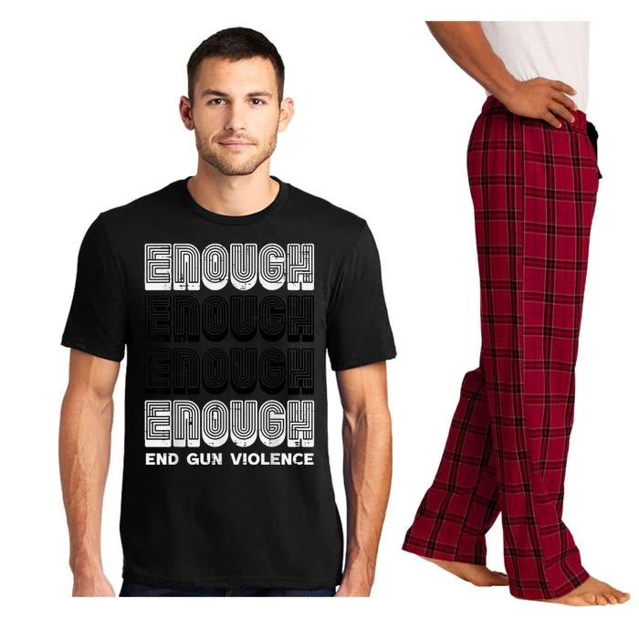 Enough Gun Violence Awareness Month Orange Men Women Pajama Set