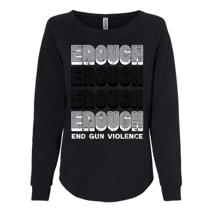 Enough Gun Violence Awareness Month Orange Men Women Womens California Wash Sweatshirt