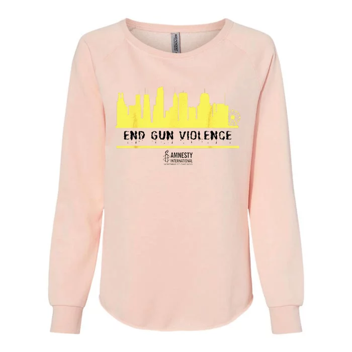 End Gun Violence Womens California Wash Sweatshirt