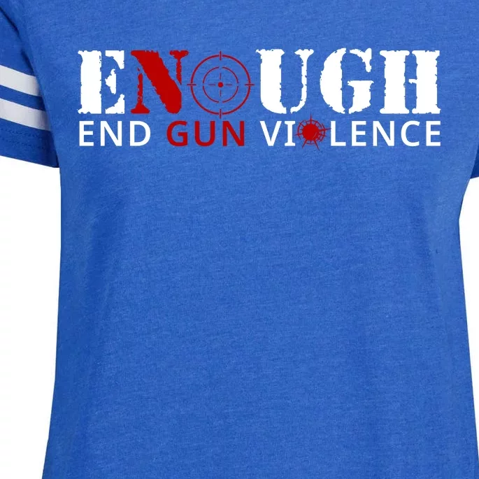 End Gun Violence Wear Orange No Gun Violence Enza Ladies Jersey Football T-Shirt