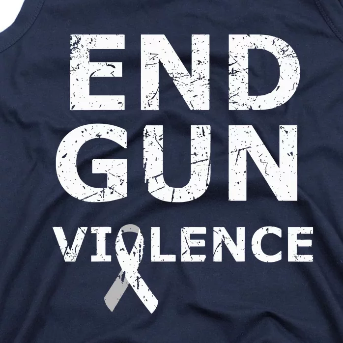 End Gun Violence Ribbon Tank Top