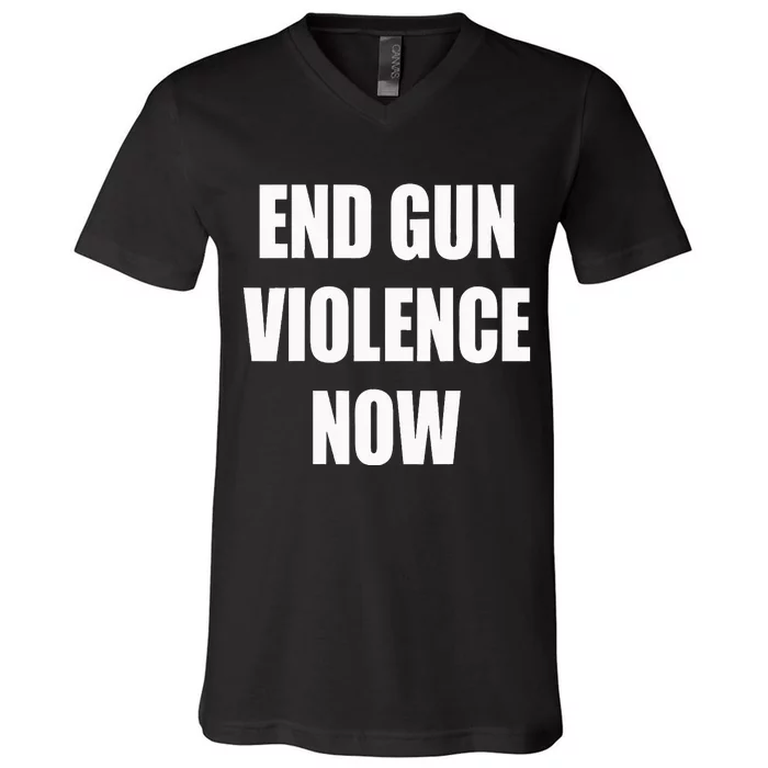 End Gun Violence Awareness Day Protect Our Children Orange V-Neck T-Shirt