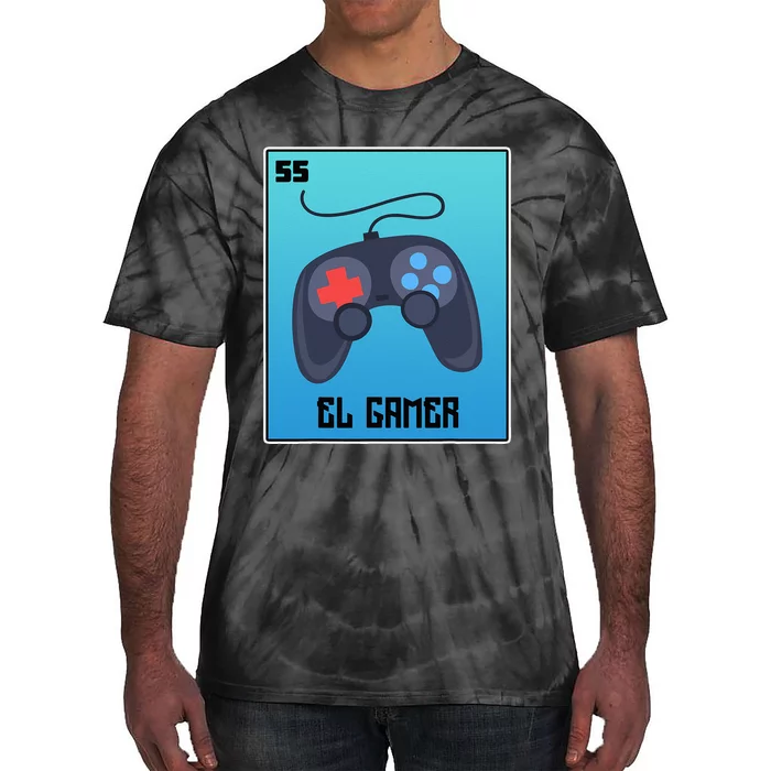 El Gamer Video Games Funny Mexican Lottery Parody Graphic Tie-Dye T-Shirt