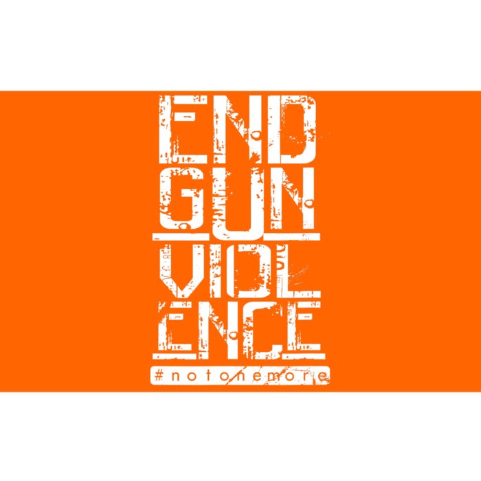 END GUN VIOLENCE #Notonemore Orange Shirt Enough Bumper Sticker