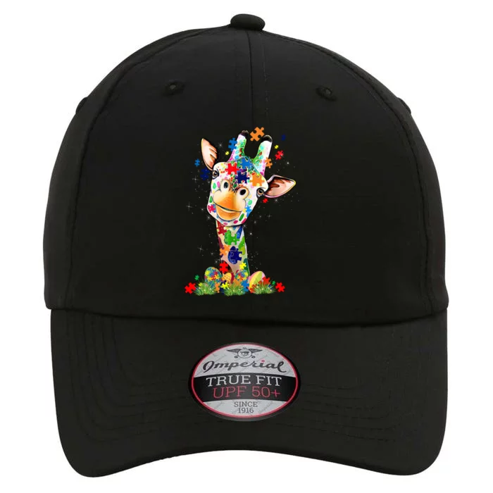 Easter Giraffe World Autism Awareness Day Supporters Outfit Great Gift The Original Performance Cap