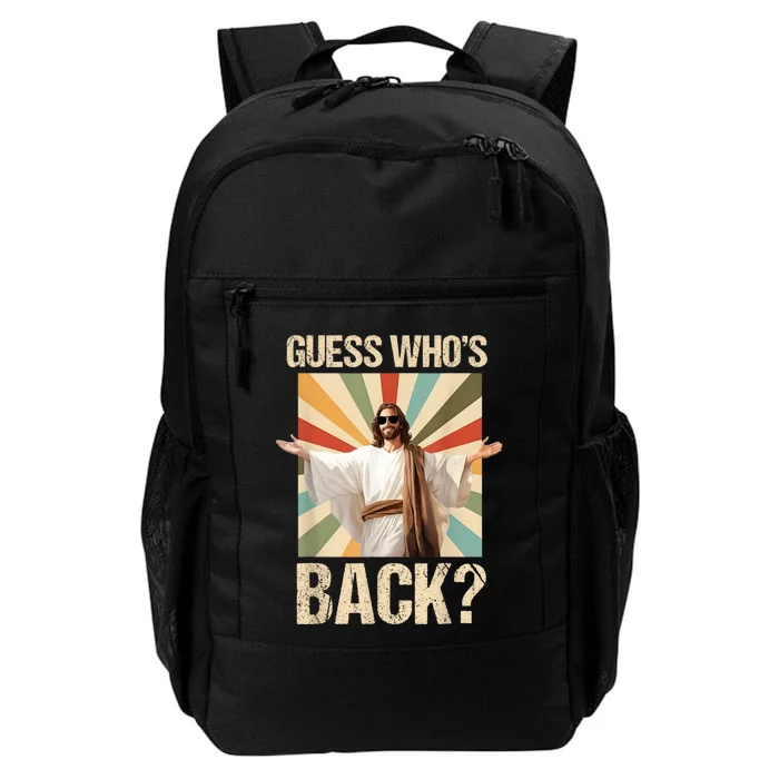 Easter Guess Whos Back Jesus Funny Religious Daily Commute Backpack