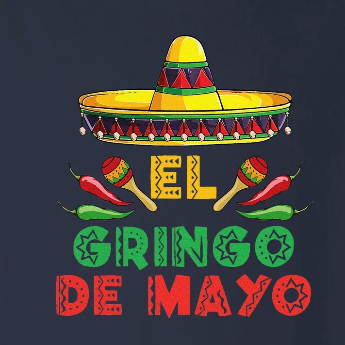 El Gringo With Cactus Sombrero Cinco De Mayo Guitar Toddler Long Sleeve Shirt