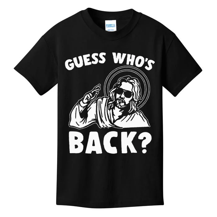 Easter Guess Whos Back Jesus Funny Religious Kids T-Shirt